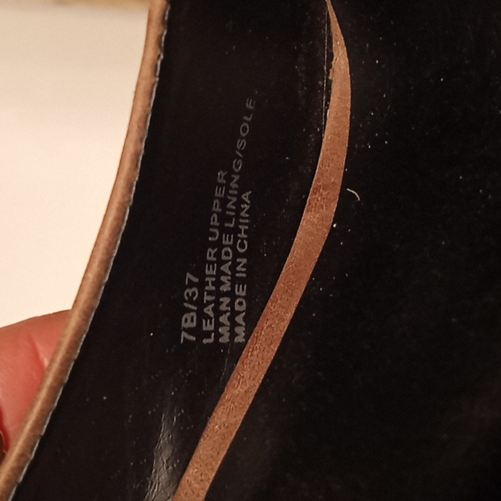 Trouve stacked heels,7tan,taupe - Picture 3 of 4